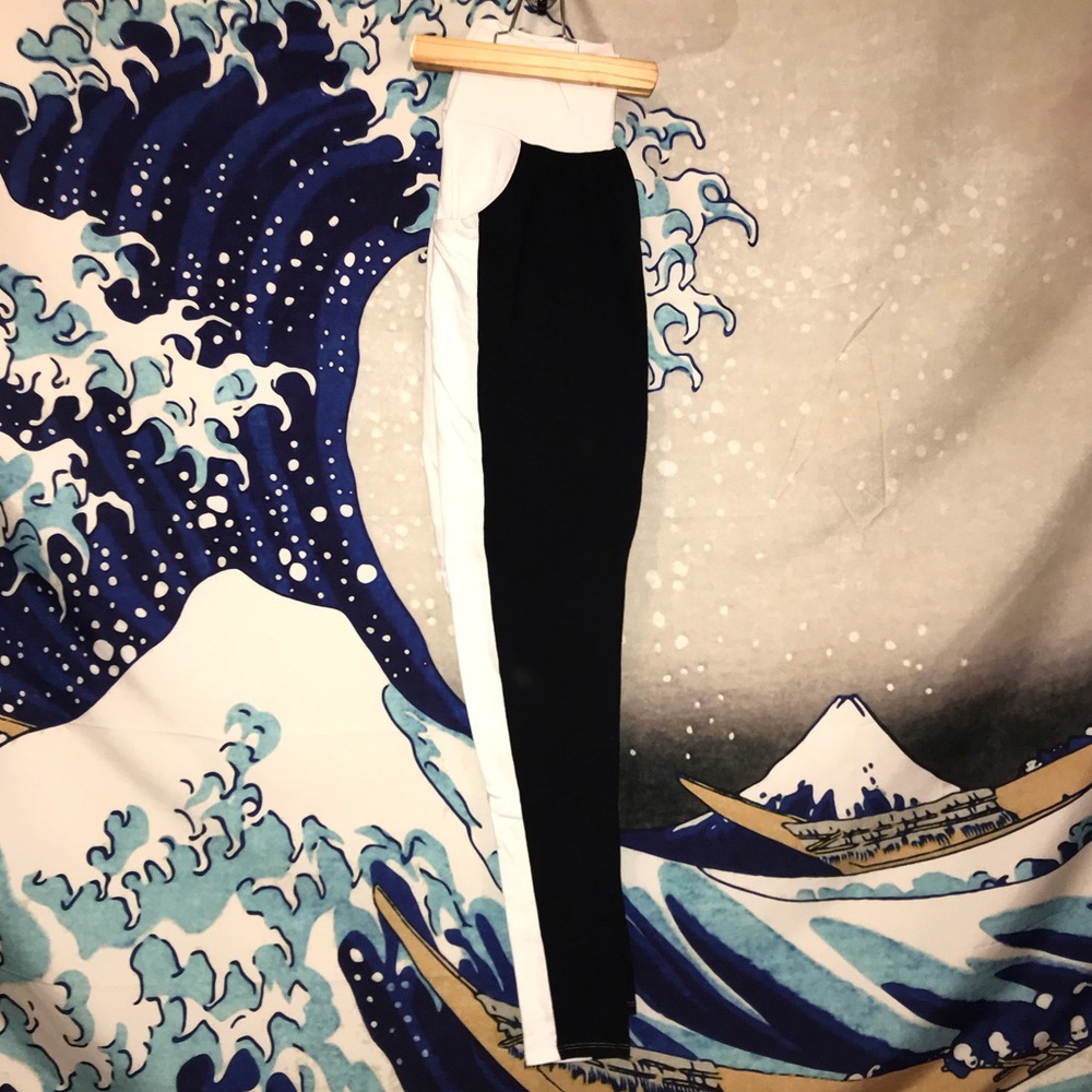 Black and White Joggers